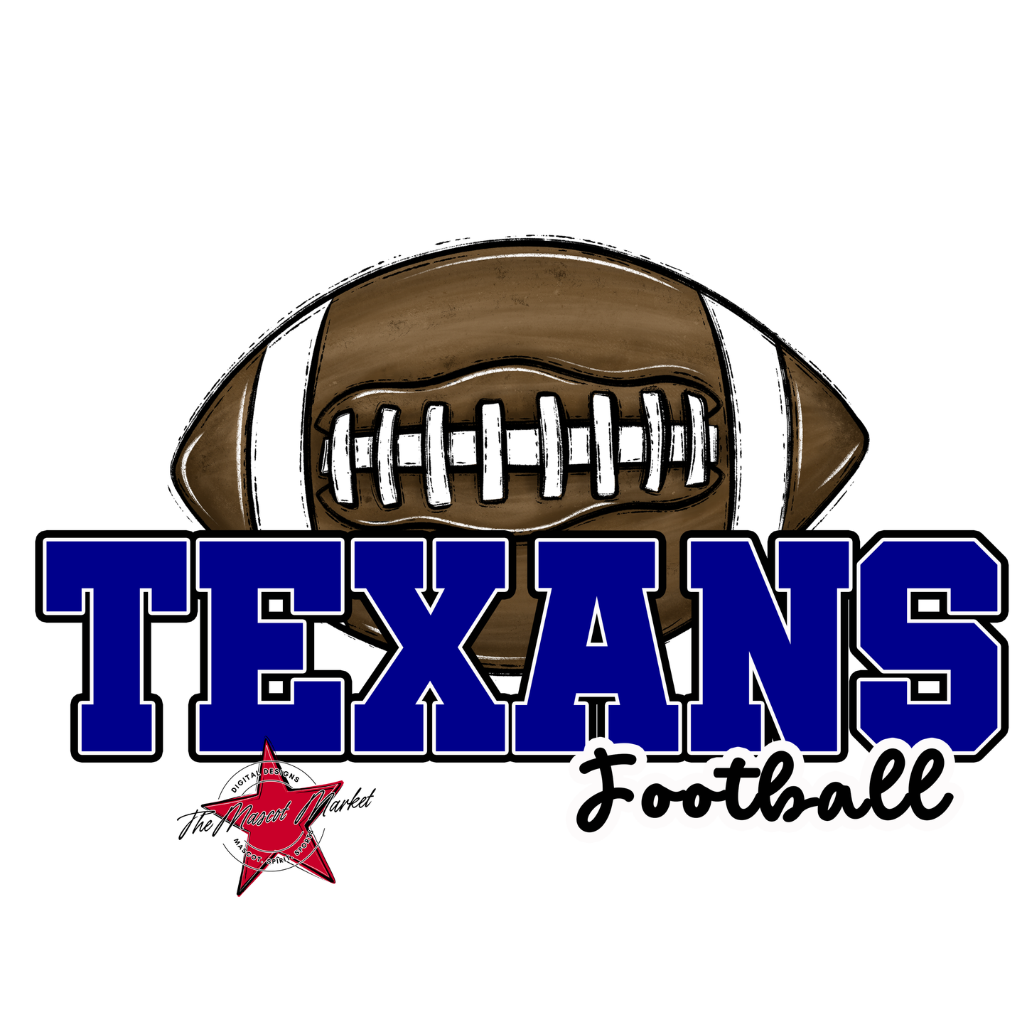 Texans Varsity Football-Blue