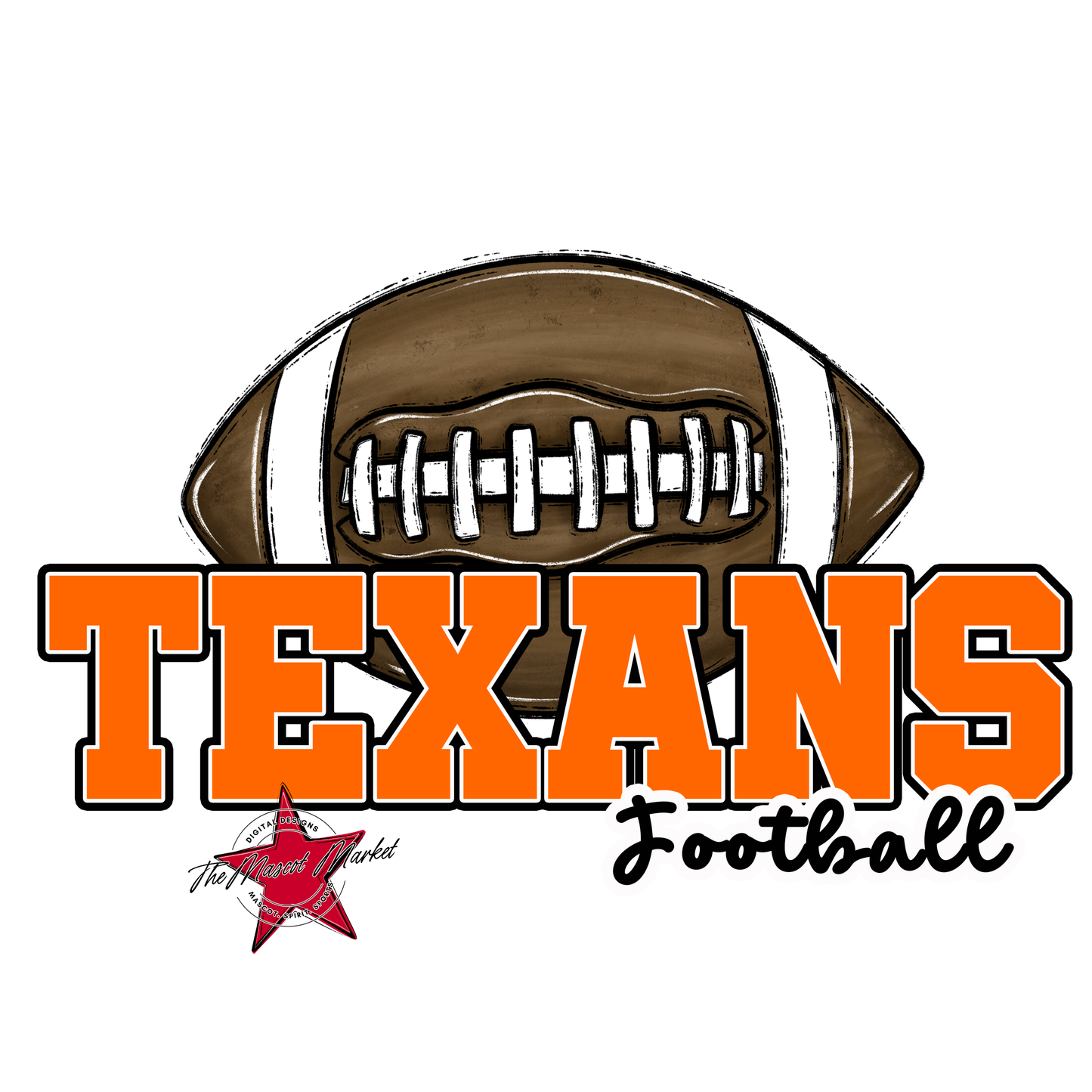 Texans Varsity Football-Orange