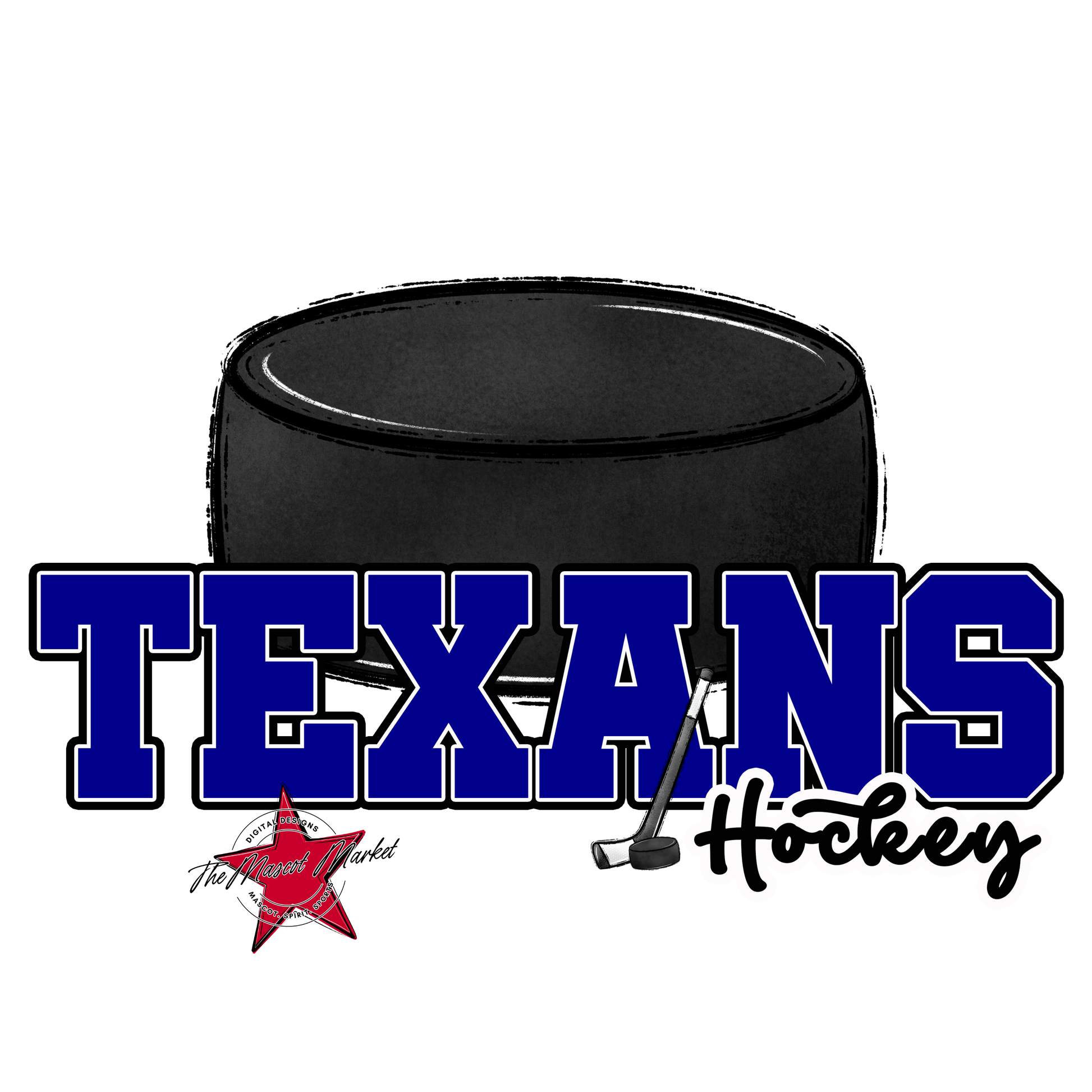 Texans Varsity Hockey-Blue