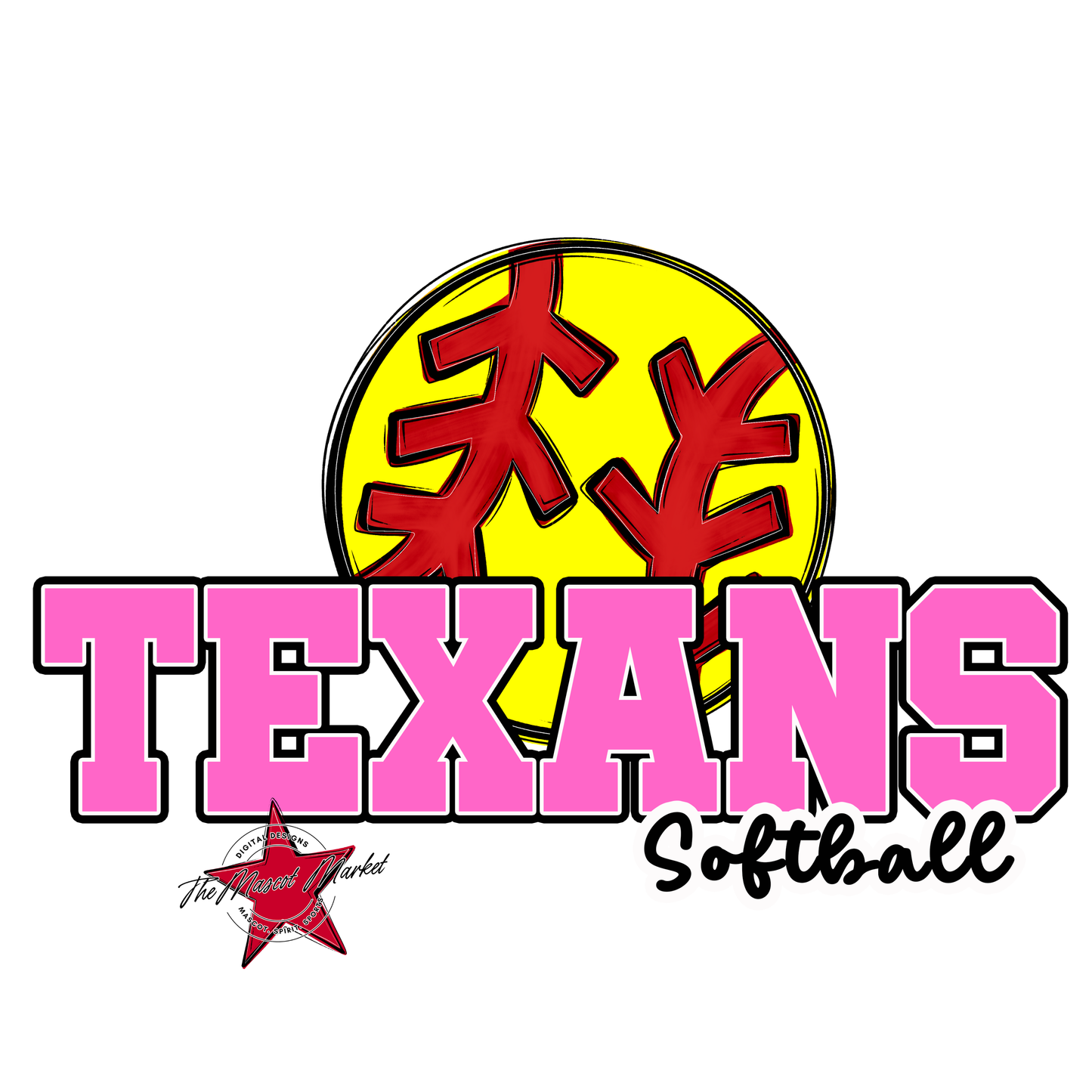 Texans Varsity Softball-Baby Pink