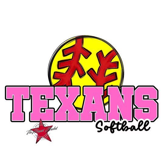 Texans Varsity Softball-Baby Pink