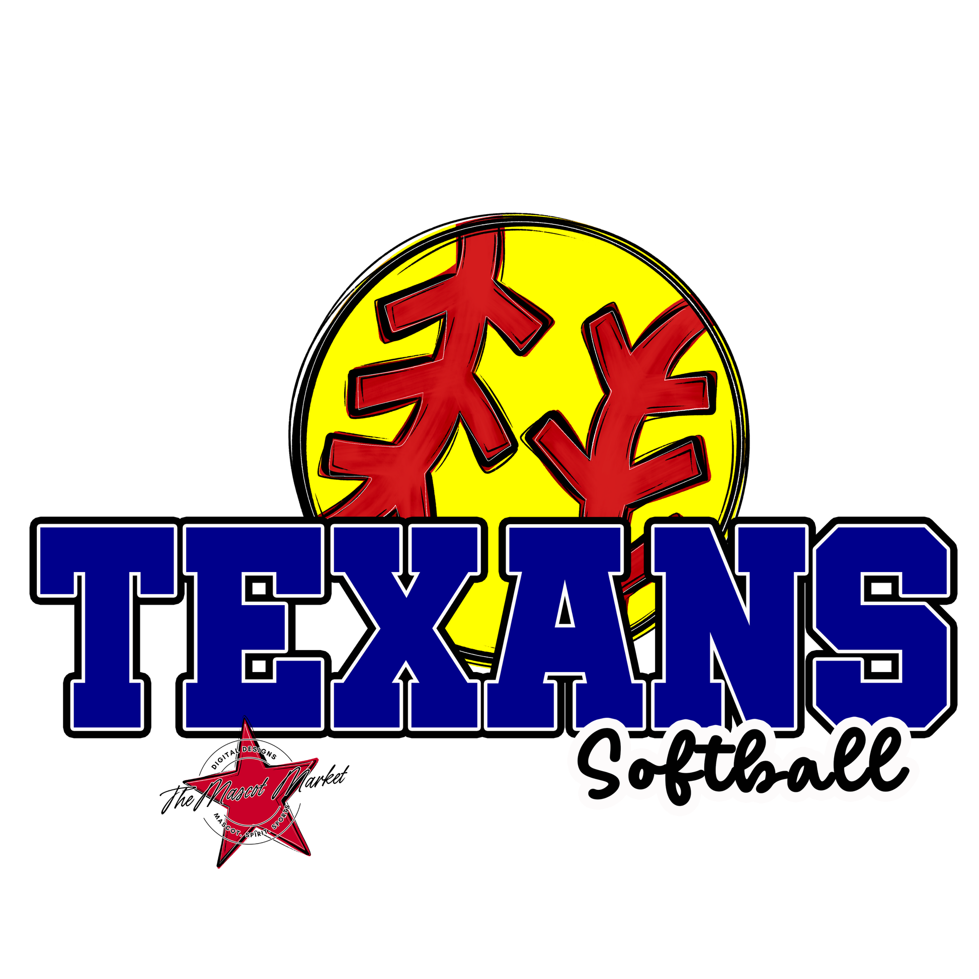 Texans Varsity Softball-Blue