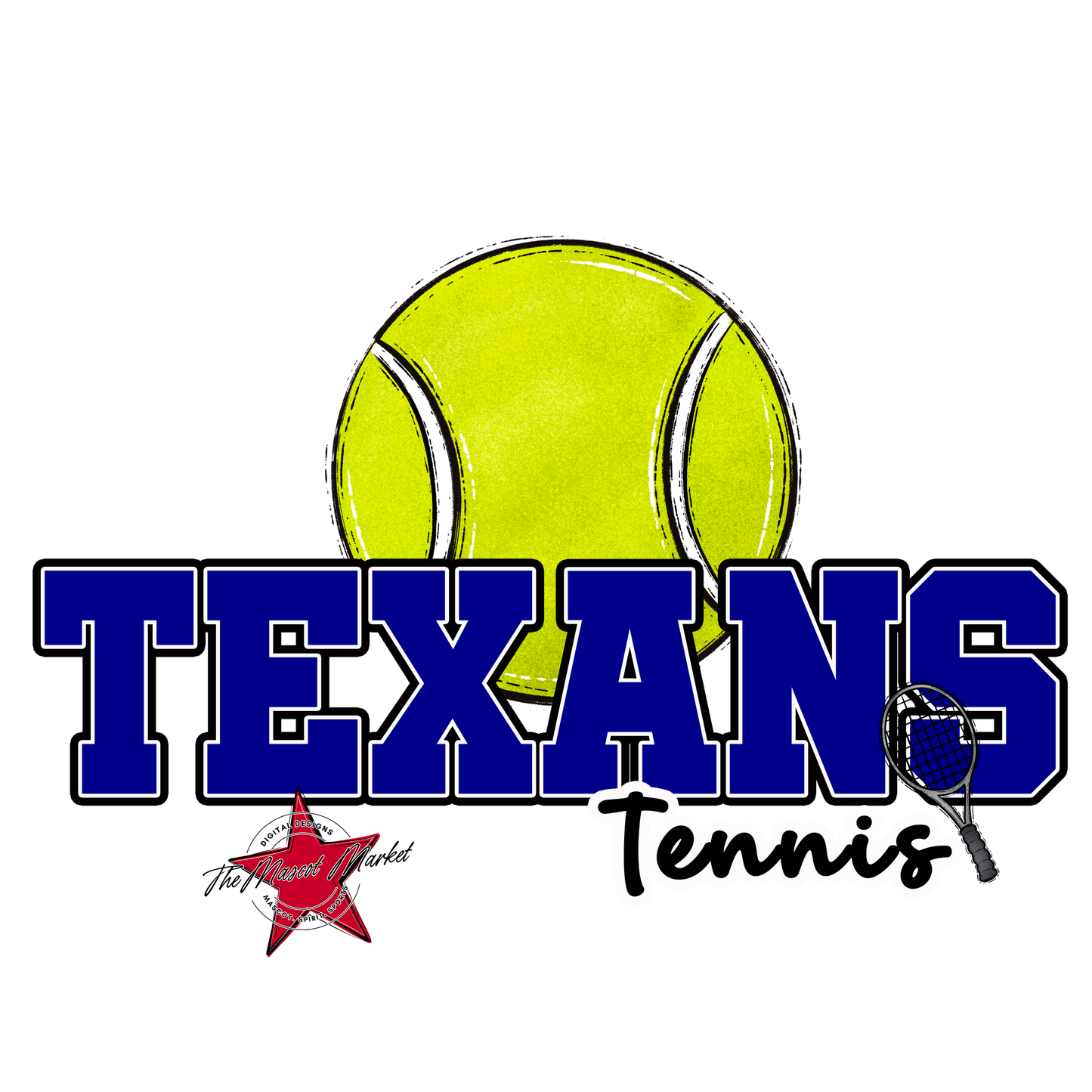 Texans Varsity Tennis-Blue