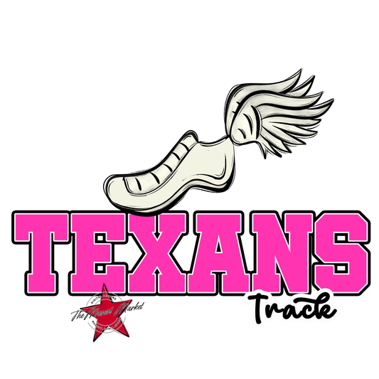 Texans Varsity Track-Pink