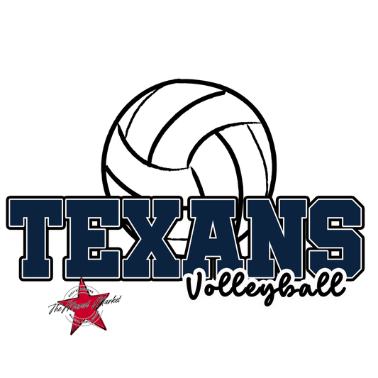 Texans Varsity Volleyball-Navy
