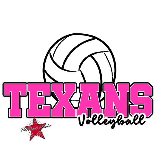 Texans Varsity Volleyball-Pink