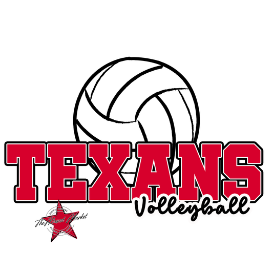 Texans Varsity Volleyball-Red