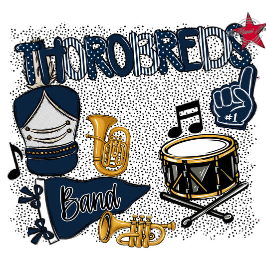 Thorobreds Band Spirit-Navy