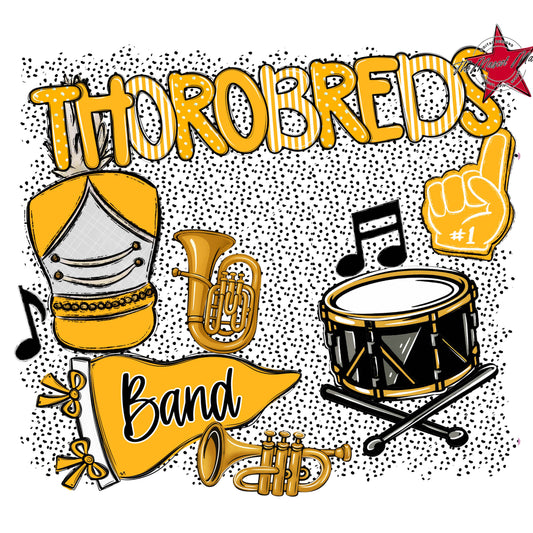 Thorobreds Band Spirit-Yellow