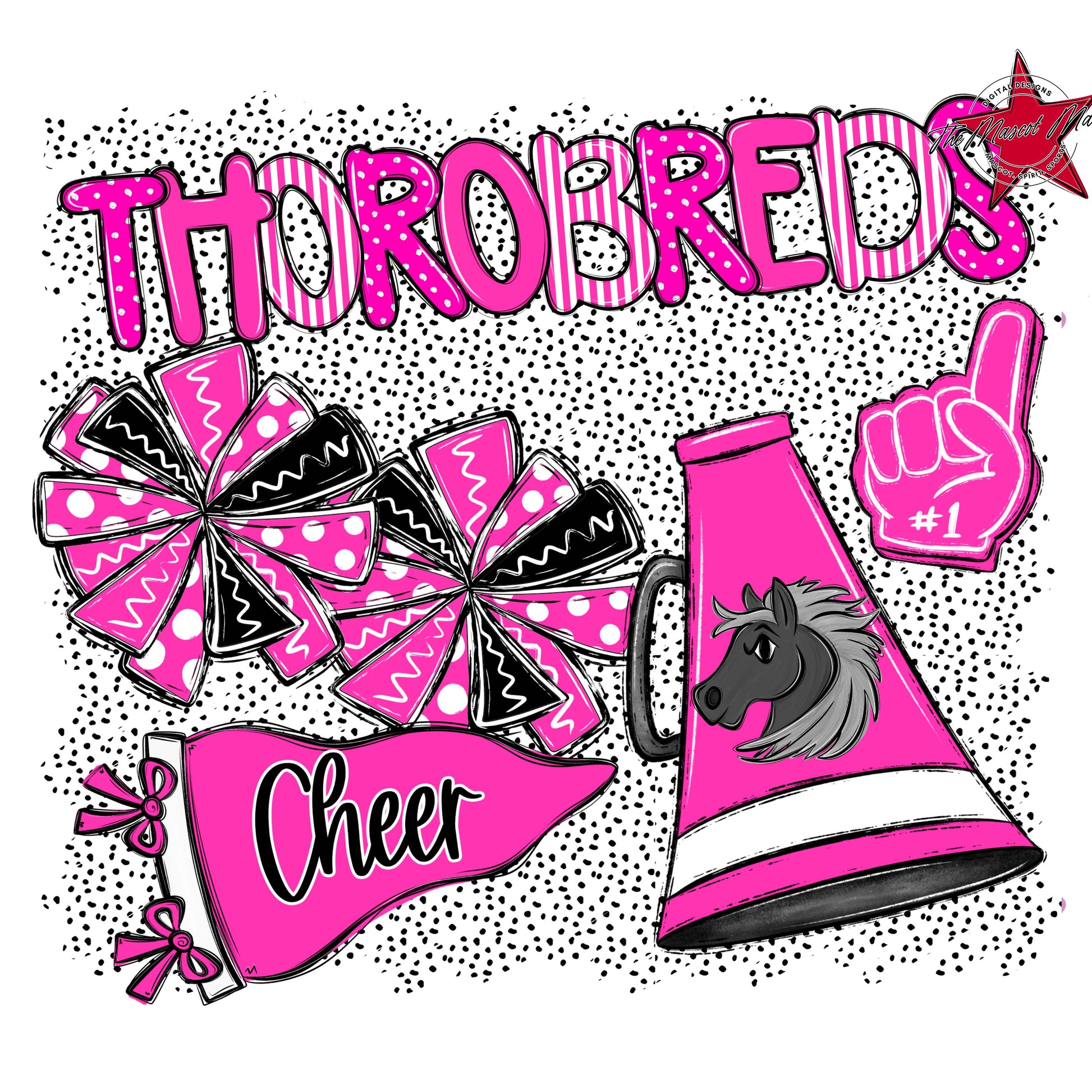 Thorobreds Cheer Spirit-Pink