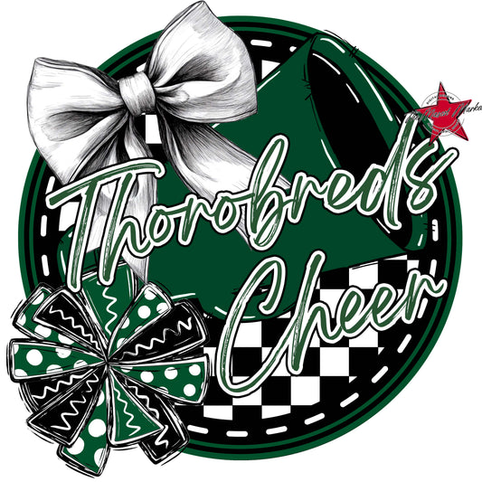 Thorobreds Circle Cheer Frame-Green
