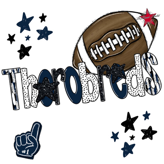Thorobreds Football Scrape-Navy