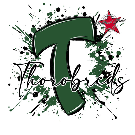 Thorobreds Mascot Splatter-Green