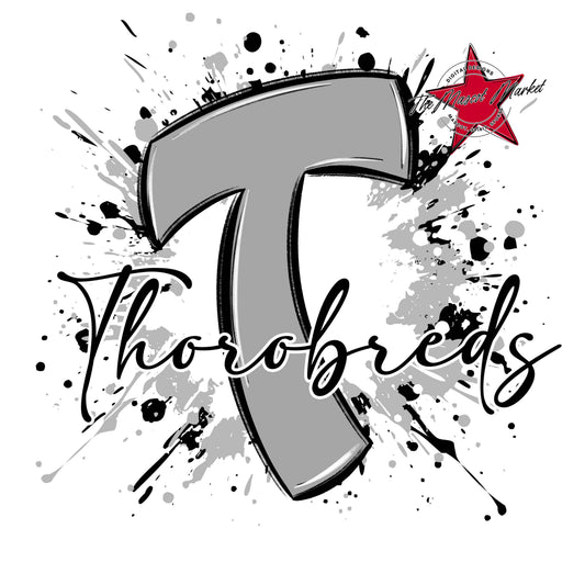 Thorobreds Mascot Splatter-Grey