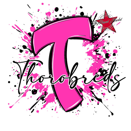 Thorobreds Mascot Splatter-Pink