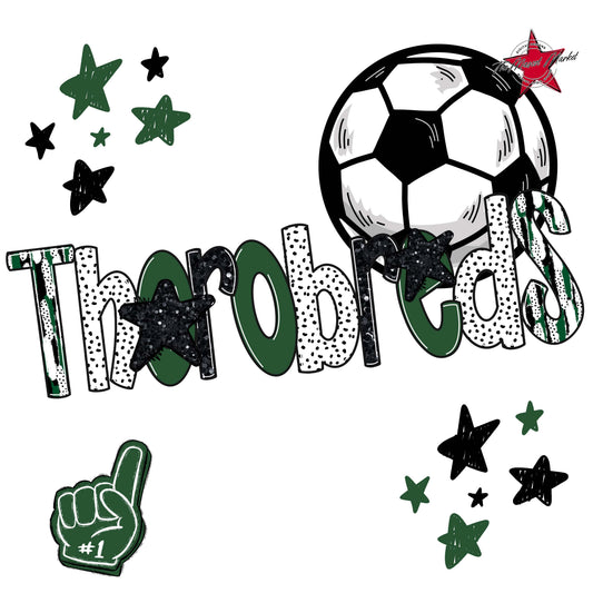 Thorobreds Soccer Scrape-Green