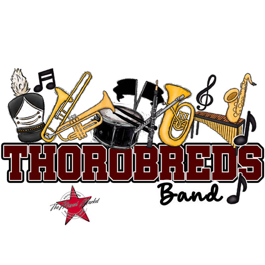 Thorobreds Varsity Band-Maroon