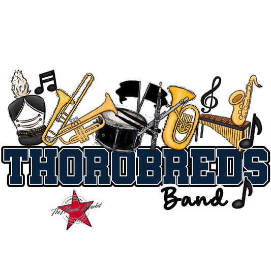 Thorobreds Varsity Band-Navy