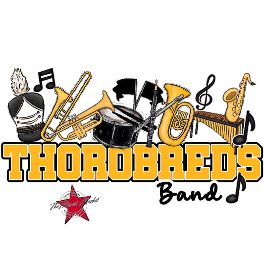 Thorobreds Varsity Band-Yellow