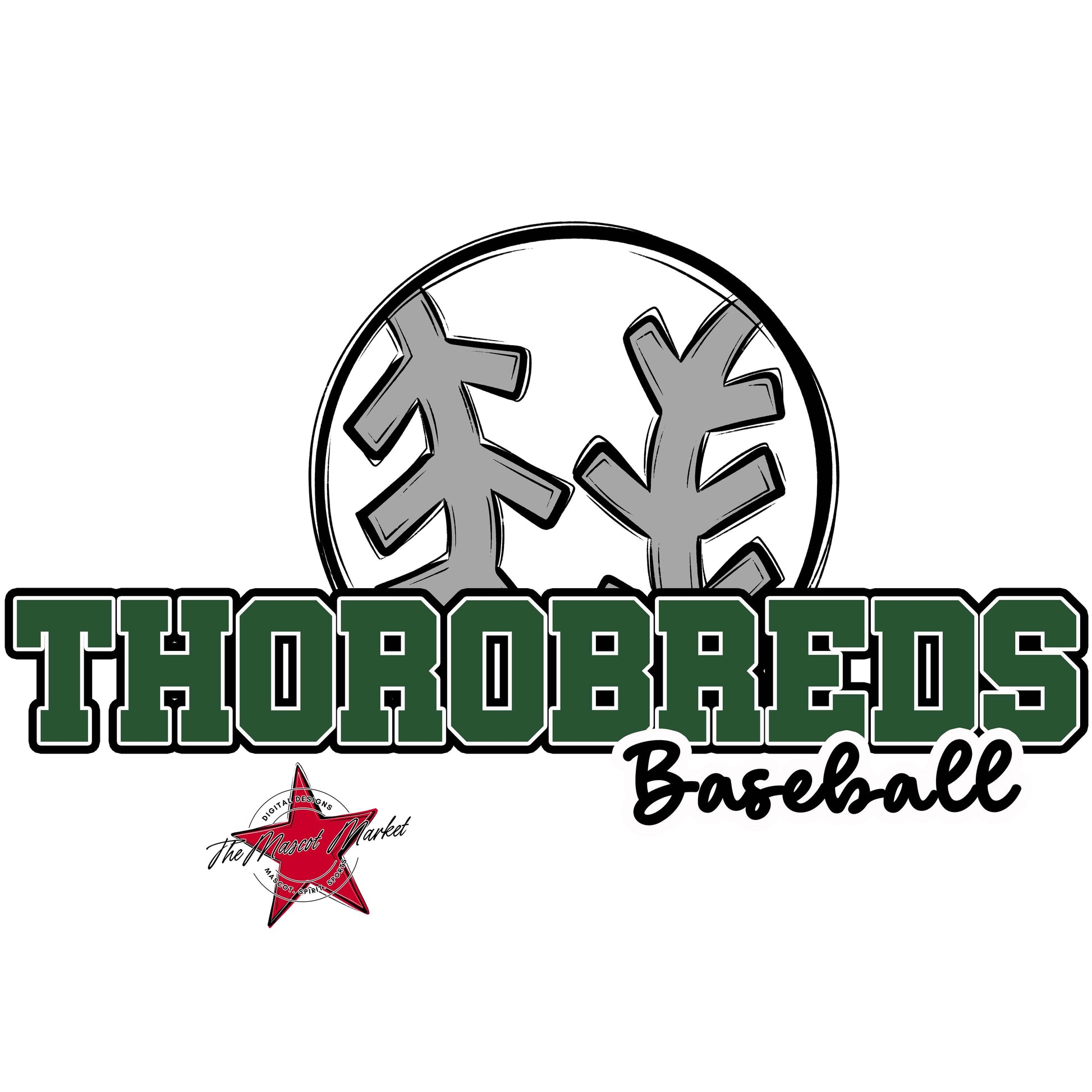 Thorobreds Varsity Baseball-Green