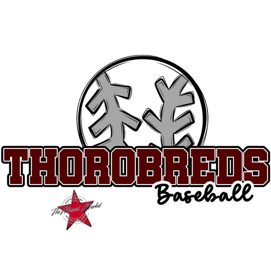 Thorobreds Varsity Baseball-Maroon