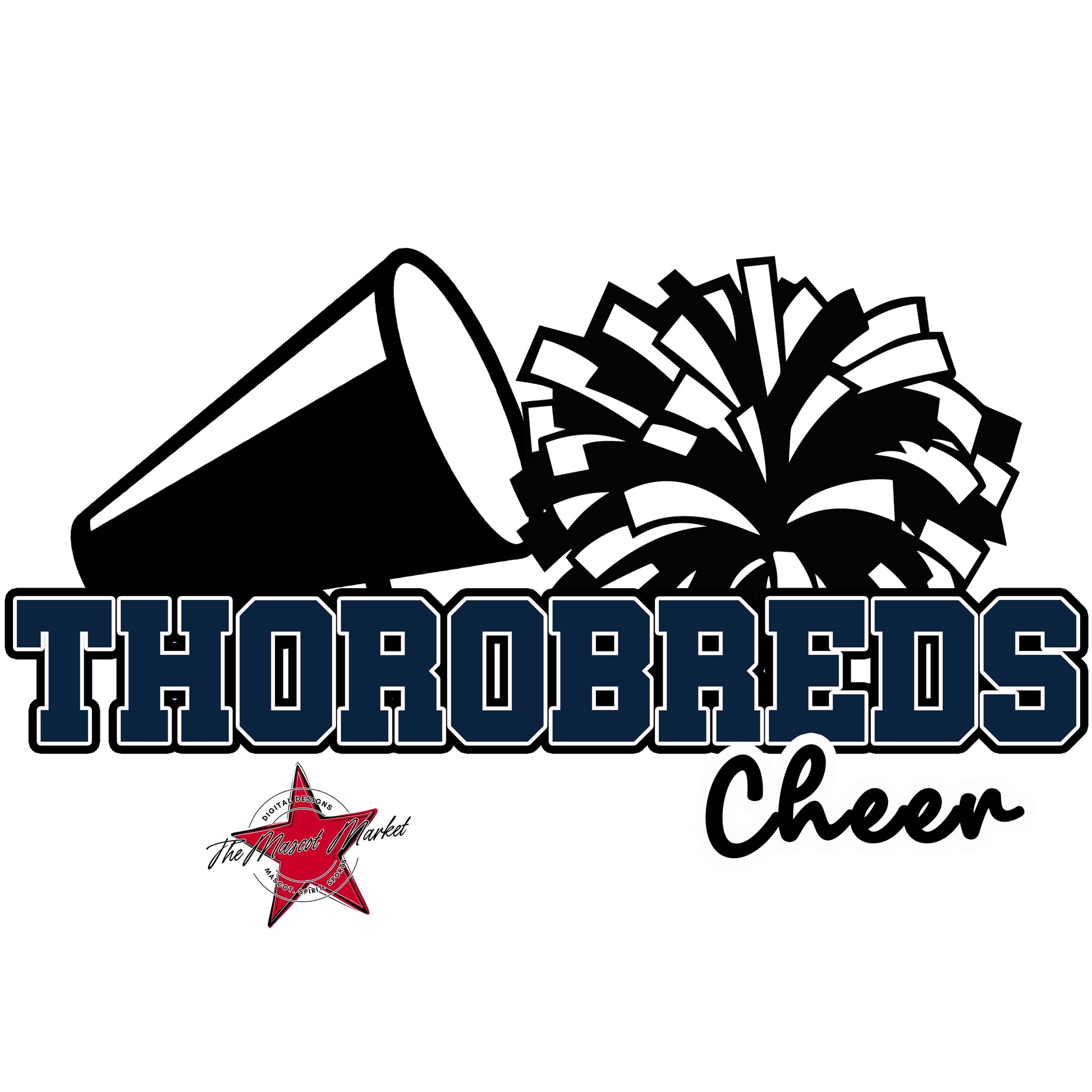 Thorobreds Varsity Cheer-Navy