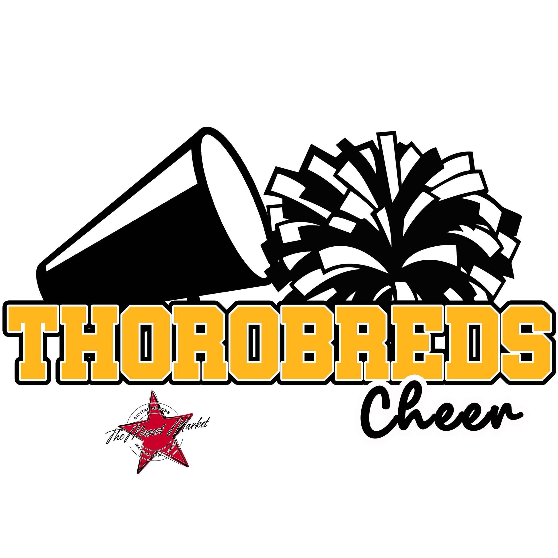 Thorobreds Varsity Cheer-Yellow