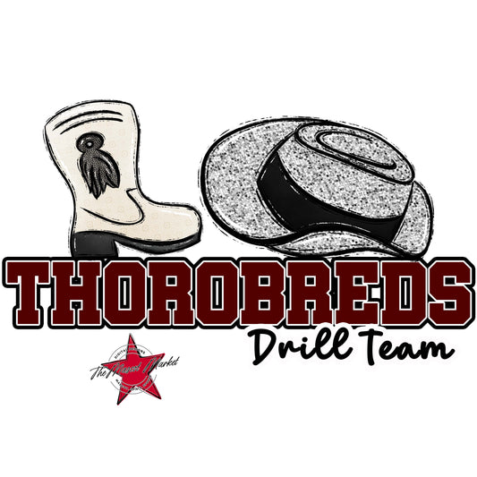 Thorobreds Varsity Drillteam-Maroon