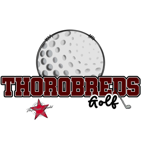 Thorobreds Varsity Golf-Maroon