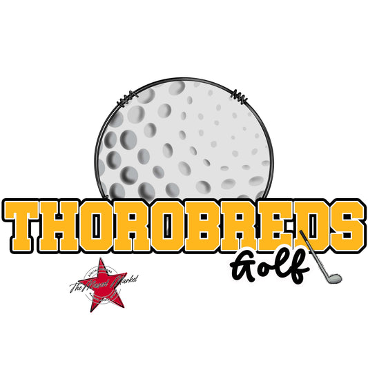 Thorobreds Varsity Golf-Yellow
