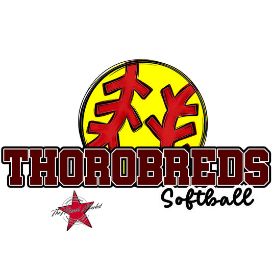 Thorobreds Varsity Softball-Maroon