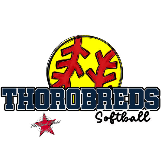 Thorobreds Varsity Softball-Navy