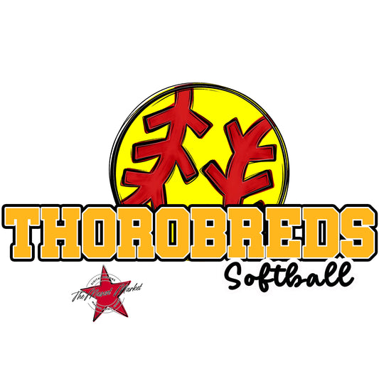 Thorobreds Varsity Softball-Yellow