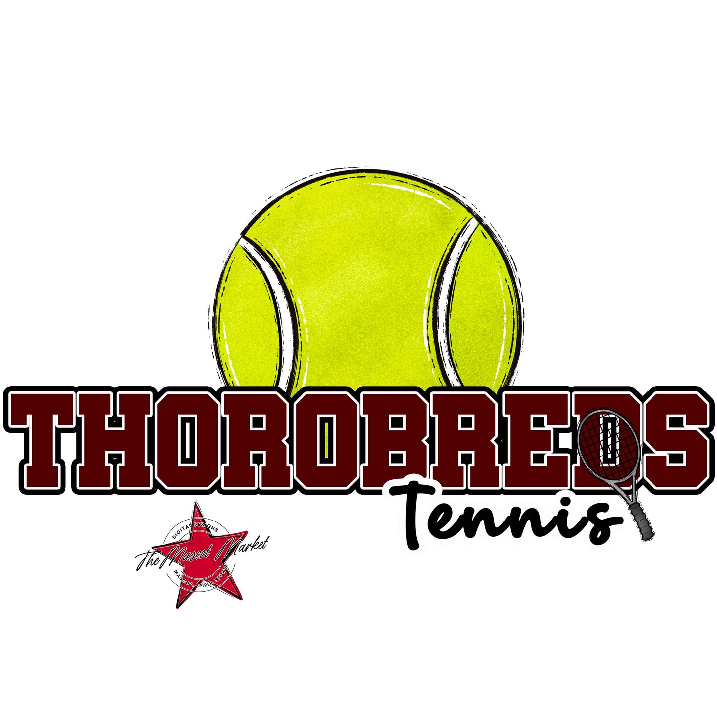 Thorobreds Varsity Tennis-Maroon