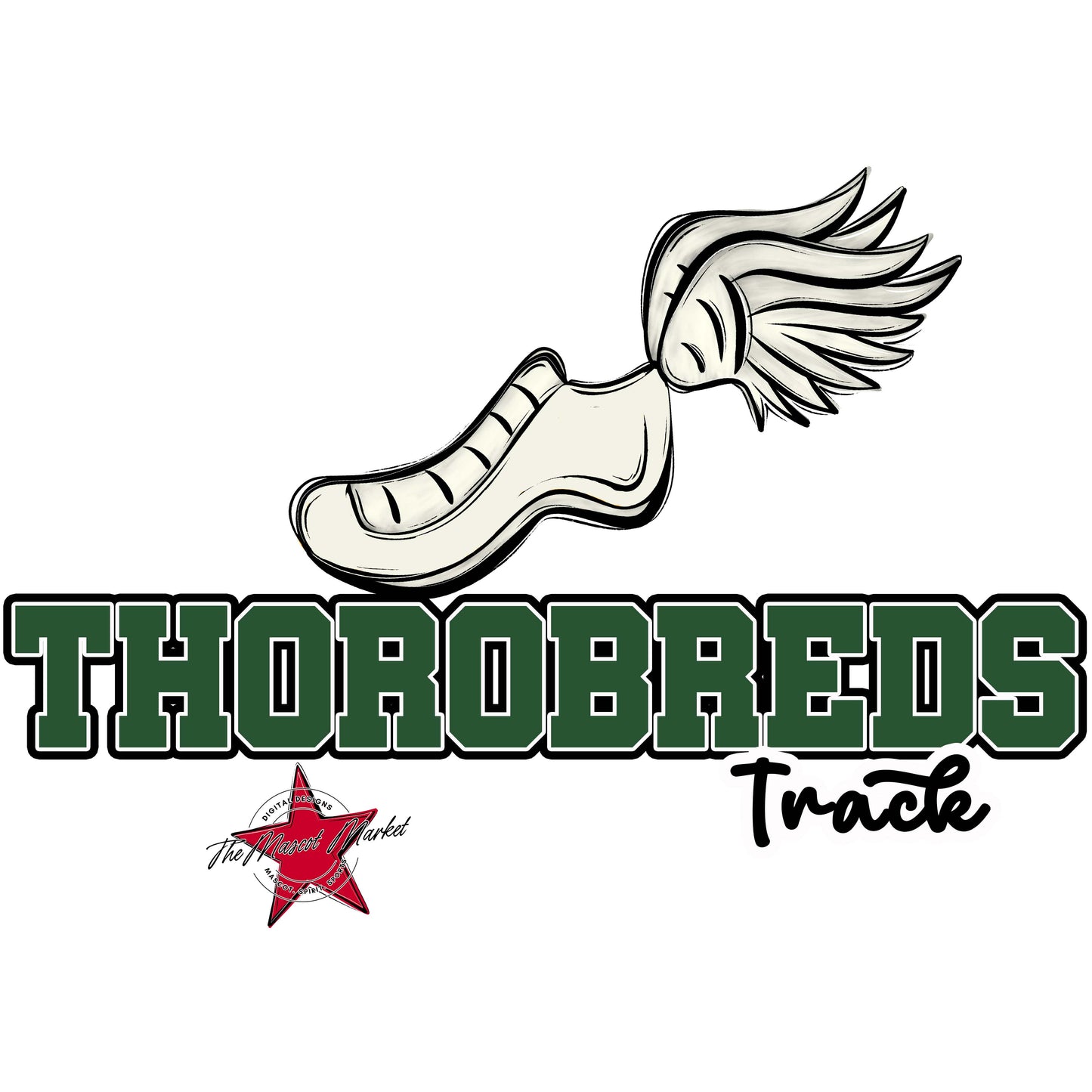 Thorobreds Varsity Track-Green