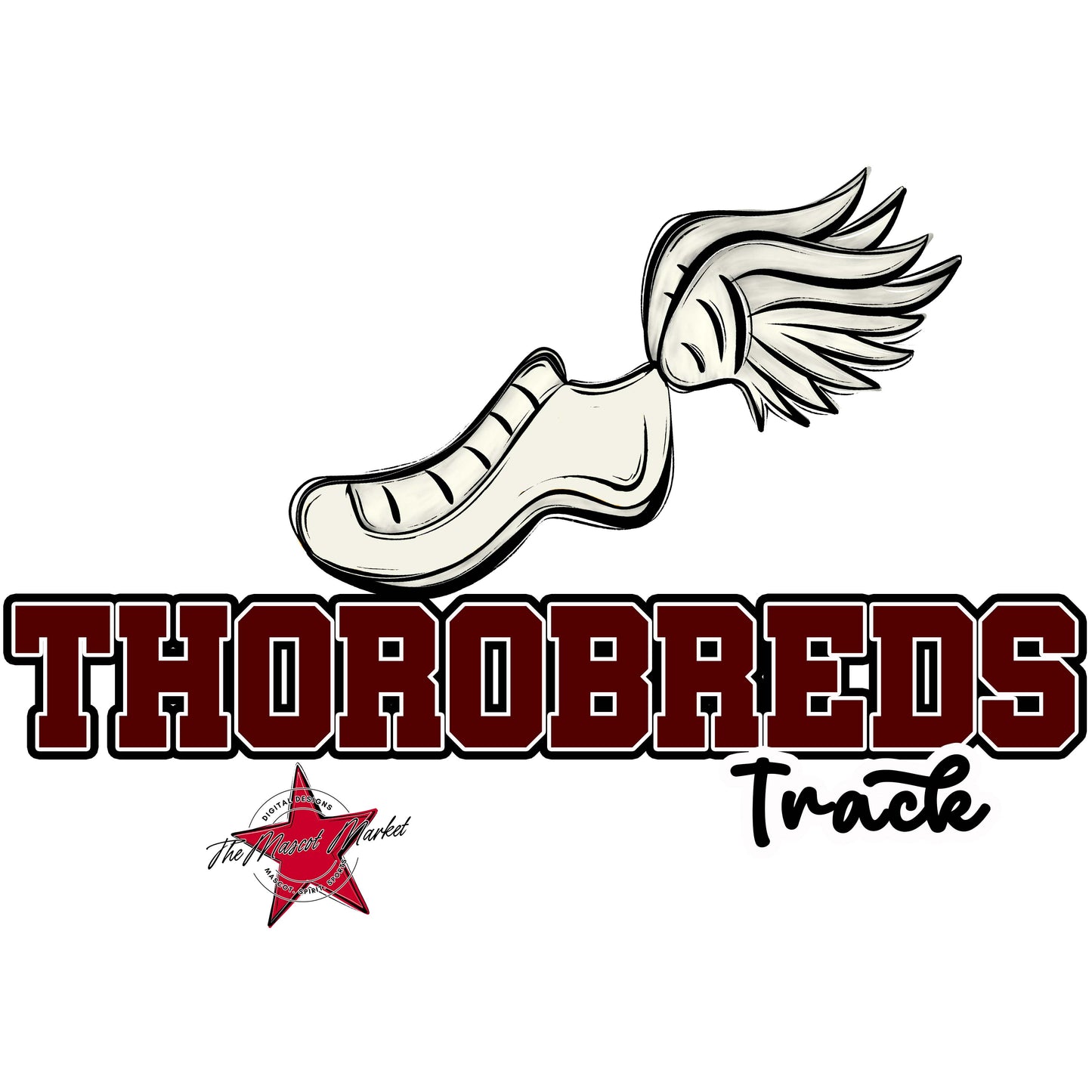 Thorobreds Varsity Track-Maroon