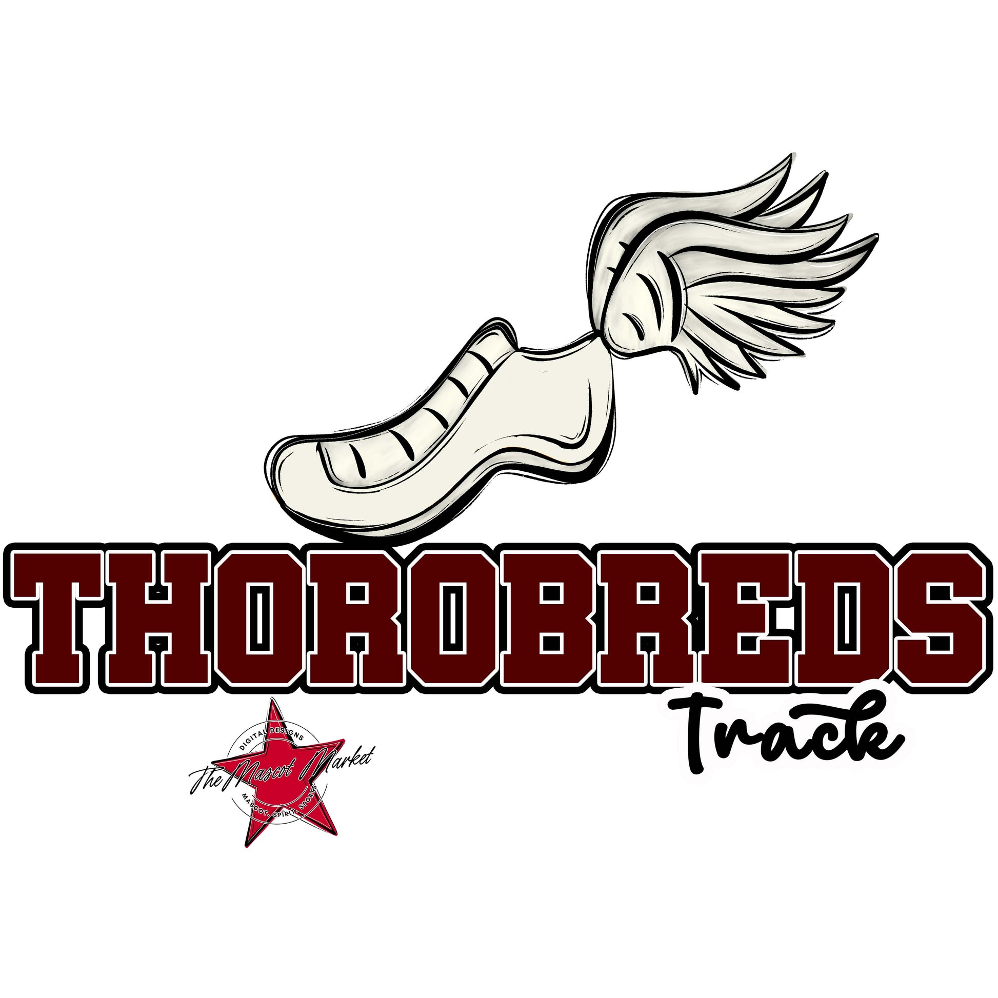 Thorobreds Varsity Track-Maroon