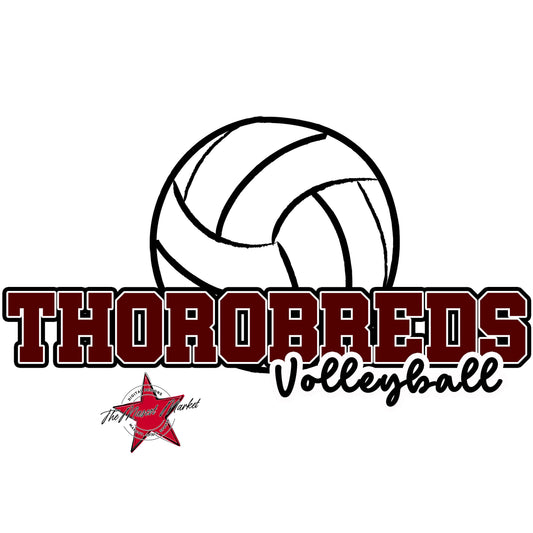 Thorobreds Varsity Volleyball-Maroon
