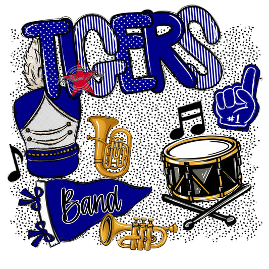Tigers Band Spirit-Blue