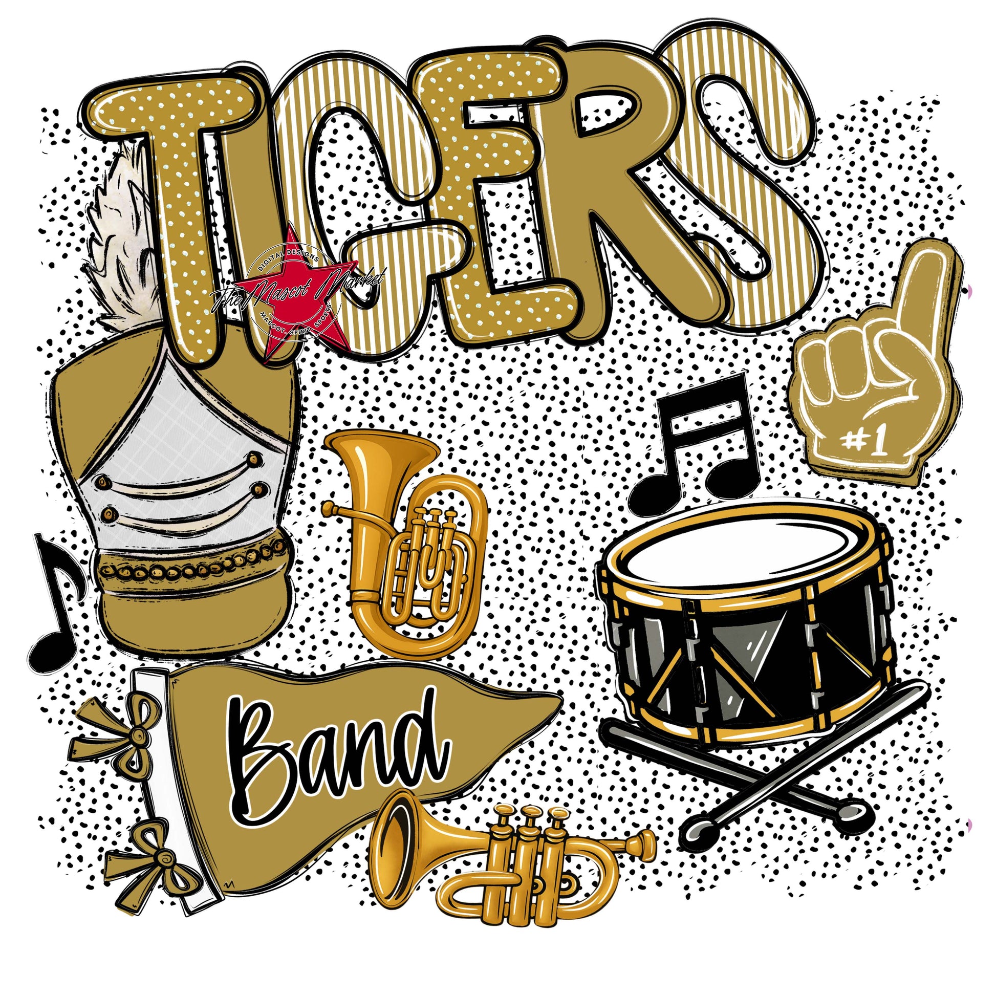 Tigers Band Spirit-Gold