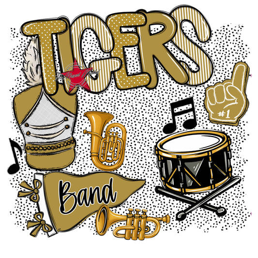 Tigers Band Spirit-Gold