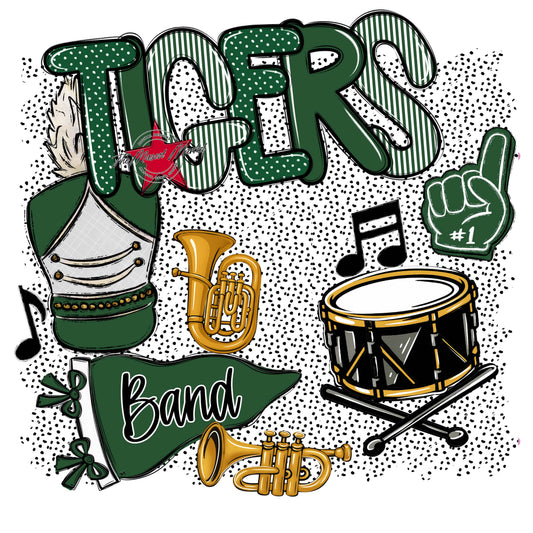 Tigers Band Spirit-Green