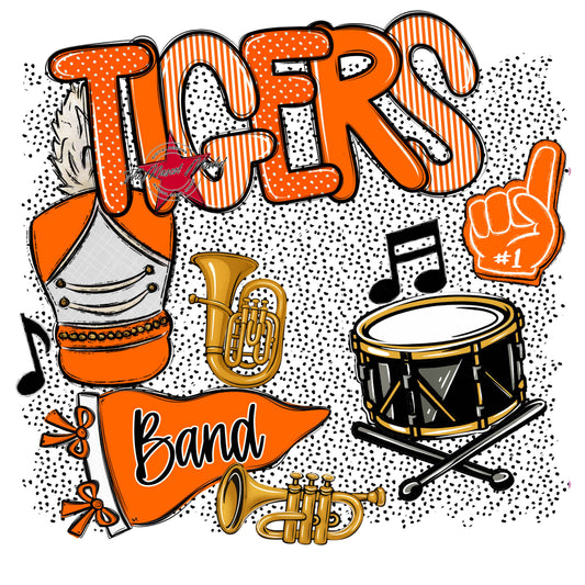 Tigers Band Spirit-Orange