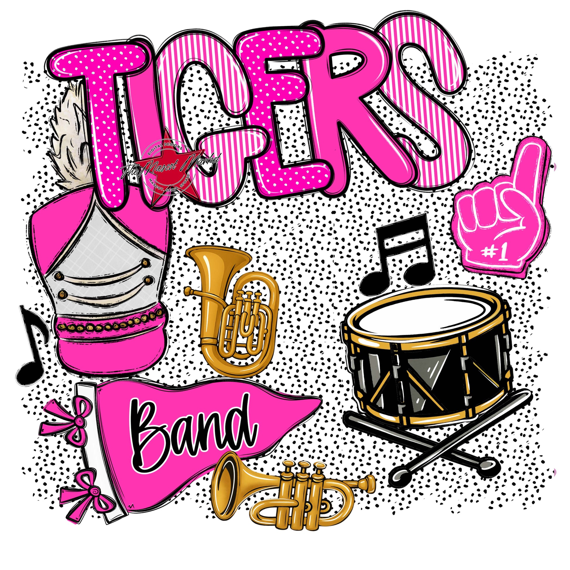 Tigers Band Spirit-Pink