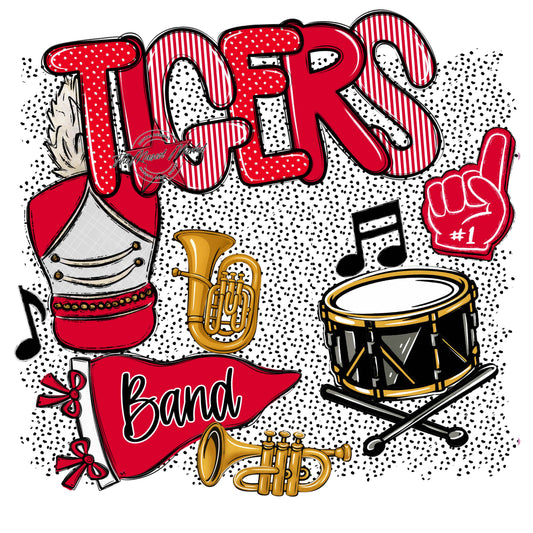 Tigers Band Spirit-Red