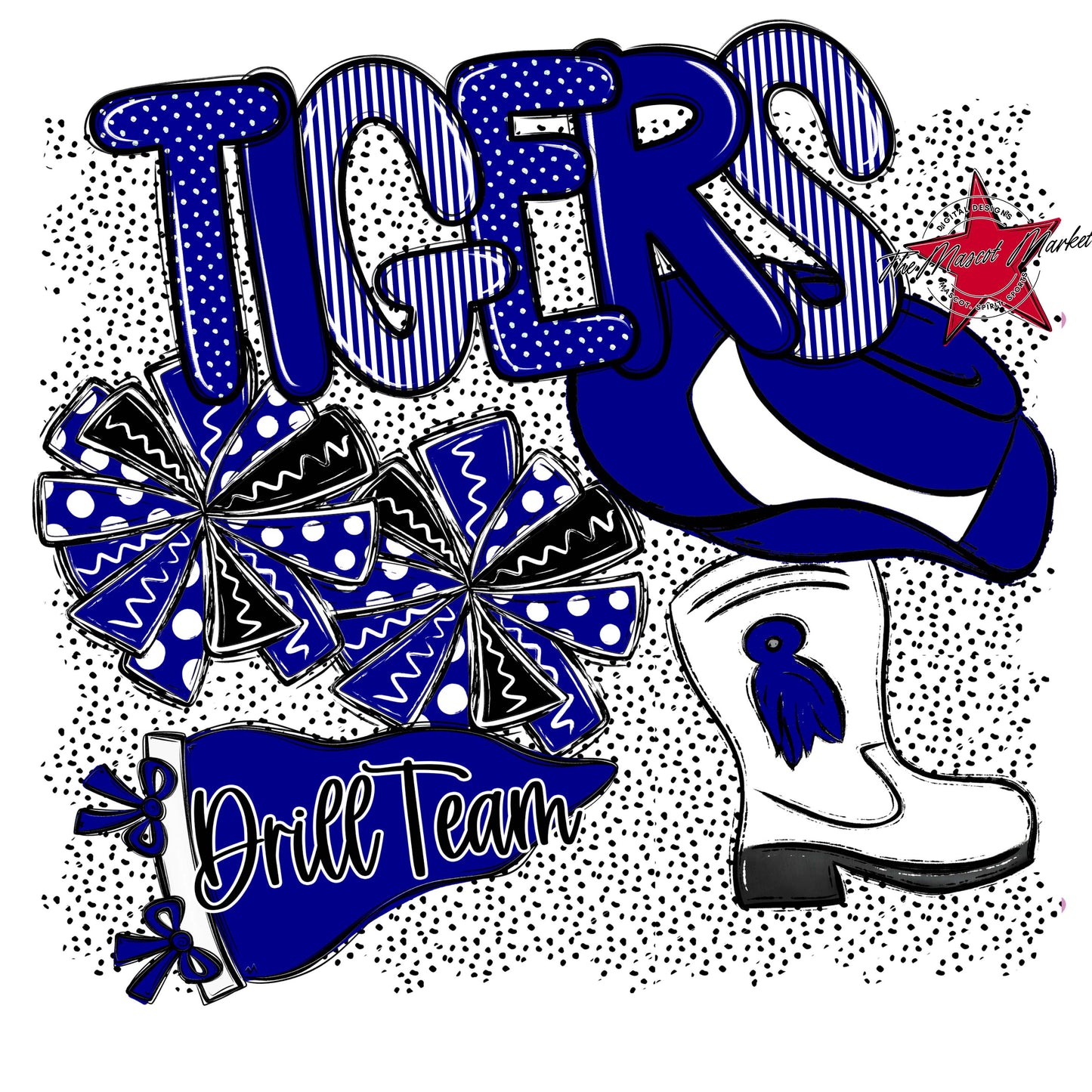 Tigers Drillteam Spirit-Blue