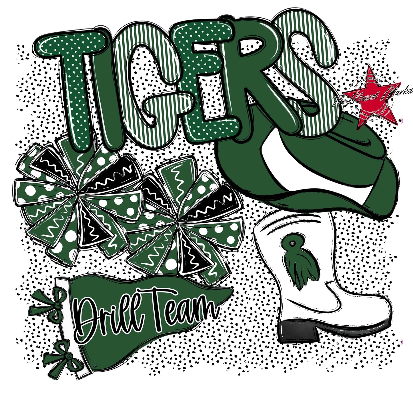 Tigers Drillteam Spirit-Green