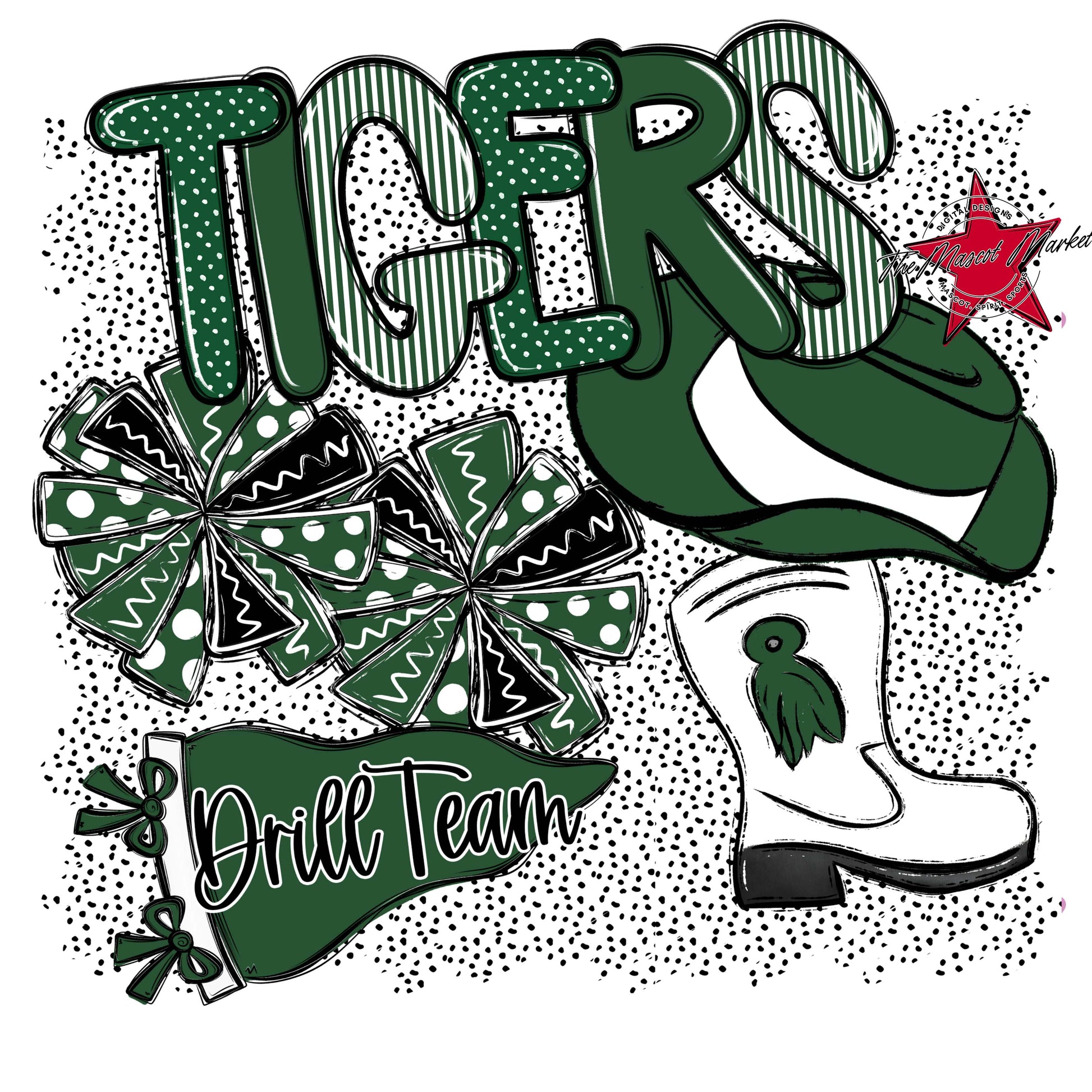 Tigers Drillteam Spirit-Green