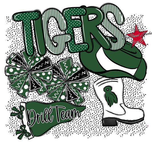 Tigers Drillteam Spirit-Green