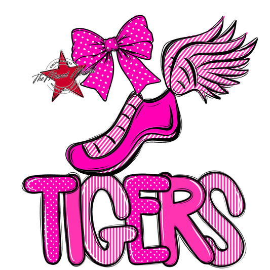 Tigers Track Spirit Design-Pink